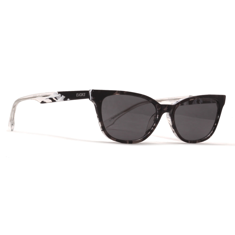 ÓCULOS DE SOL X PEDRO BARROS EVK 33 PBG22 DEMI BLACK GRAY TOTAL