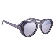 Óculos de Sol Evoke Avalanche T01S Retrô Crystal Gray/ Silver  TAM 53 mm