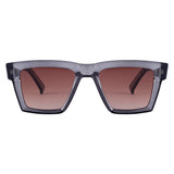 Óculos de Sol Evoke Time Square H02 Retrô Crystal Gray Brown Gradient TAM 49 mm