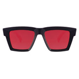 Óculos de Sol Evoke Time Square A19S Retrô Matte Black/ Red Flash TAM 49 mm