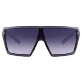Óculos de Sol Evoke Bionic Alfa H02 Quadrado Crystal Gray/ Gray Gradient  TAM 133 mm
