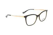 Óculos de Grau Evoke FOR YOU DX20 H01 BLACK SHINE GOLD TAM 52 MM