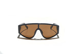 Óculos de Sol Evoke On Court High-end A01 Midnight Shine Silver Brown Total TAM 139 MM