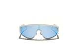 Óculos de Sol Evoke On Court High-end B01S White SIlver Blue Flash TAM 139 MM