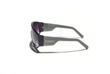 Óculos de Sol Evoke On Court High-end DH01T Eletric Blue Grey Silver Gray Gradient TAM 139 MM