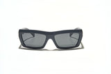 Óculos de Sol Evoke Outlaw High-end A11S Midnight Matte Silver Dark Blue Flash TAM 56 MM