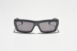 Óculos de Sol Evoke Outlaw High-end A11 Modnight Matte Silver Gray Total TAM 56 MM