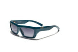 Óculos de Sol Evoke Outlaw High-end E01T Forest Green Gold Gray Gradient TAM 56 MM