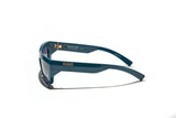 Óculos de Sol Evoke Outlaw High-end E01T Forest Green Gold Gray Gradient TAM 56 MM