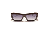 Óculos de Sol Evoke Outlaw High-end G01T Chocolat Gold Gray Gradient TAM 56 MM