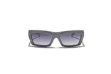 Óculos de Sol Evoke Outlaw High-end GB01T Grey White Black Gray Gradient TAM 56 MM
