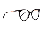 Óculos de Grau Evoke For You DX52 A01 BLACK SHINE GOLD TAM 52 MM