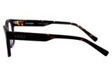 Óculos de Grau Evoke Uprise II A02 BLACK MATTE TEMPLE TURTLE GRAPHITE TAM 51