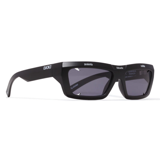 ÓCULOS DE SOL EVOKE OUTLAW  X HENRIQUE FOGAÇA HFA12 MATTE BLACK GRAY