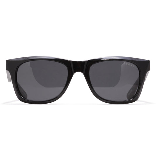 ÓCULOS DE SOL NEW DIAMOND BRWD01 BLACK WOOD GRAY TOTAL