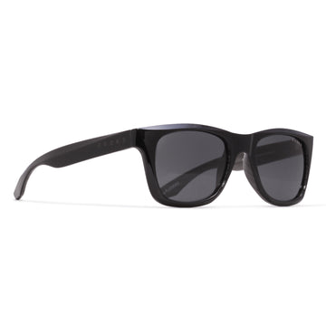 SUNGLASSES NEW DIAMOND BRWD01 BLACK WOOD GRAY TOTAL