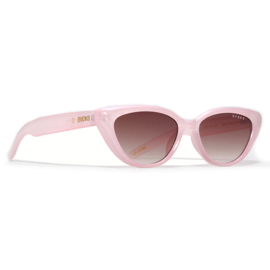 SUNGLASSES EVK 50 K02 TRANSLUCENT ROSE BROWN GRADIENT