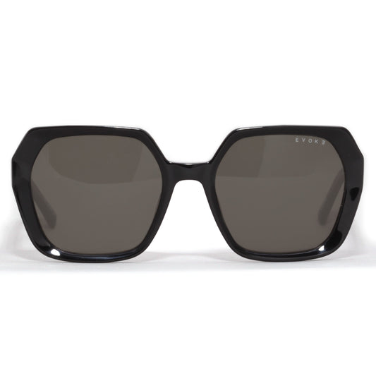 GAFAS DE SOL EVK 57 A01 BLACK SHINE GREEN TOTAL