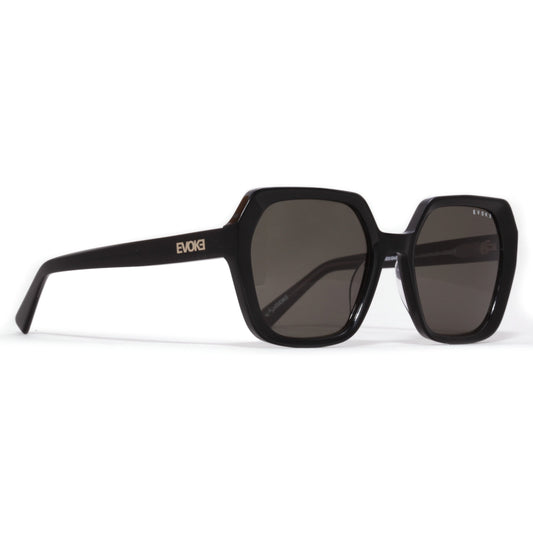 GAFAS DE SOL EVK 57 A01 BLACK SHINE GREEN TOTAL