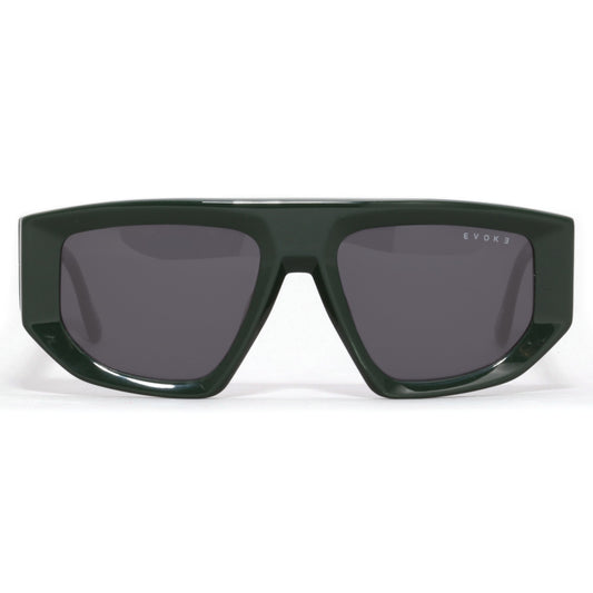 ÓCULOS DE SOL EVK 59 E01 GREEN SHINE GRAY TOTAL