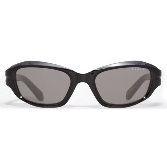 ÓCULOS DE SOL EVK 61 A01 BLACK SHINE GRAY TOTAL