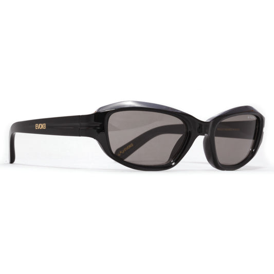 ÓCULOS DE SOL EVK 61 A01 BLACK SHINE GRAY TOTAL