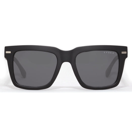 ÓCULOS DE SOL FOR YOU DS90 A11 MATTE BLACK GRAY TOTAL