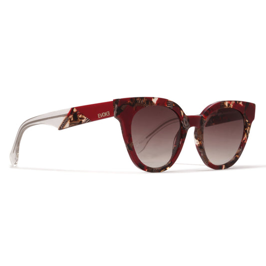 Gafas de sol EVK 35 BRG21 Demi Wine Gold Brown Gradient