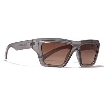 Óculos de Sol Evoke Outlaw Big H02 Crystal Gray Brown