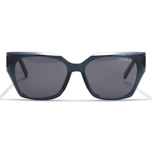 Óculos de Sol Evoke For You DS102 D02 Blue Crystal Shine Gray
