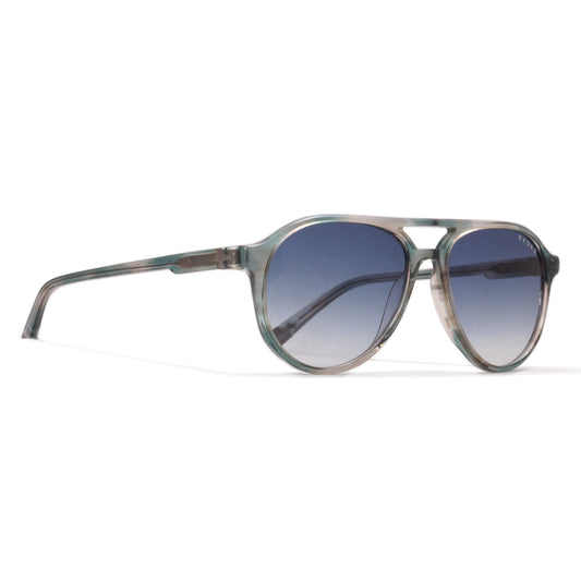 Óculos de Sol Evoke Capo IX G22 Crystal Blue Stripped Gray Gradient