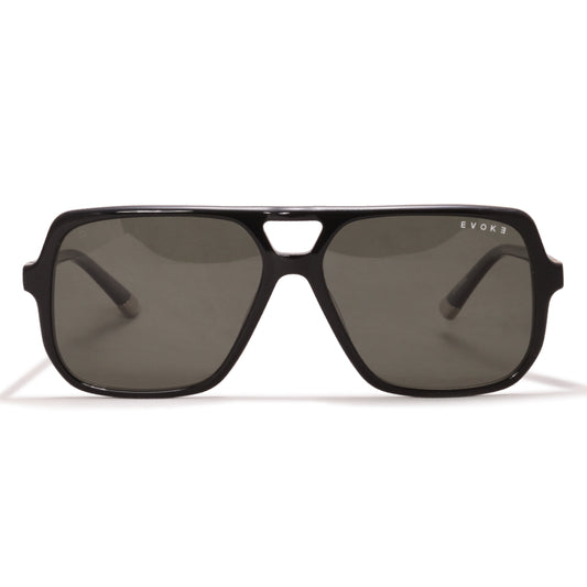 Óculos de Sol Evoke Capo X A02P Black Shine Green Polarized
