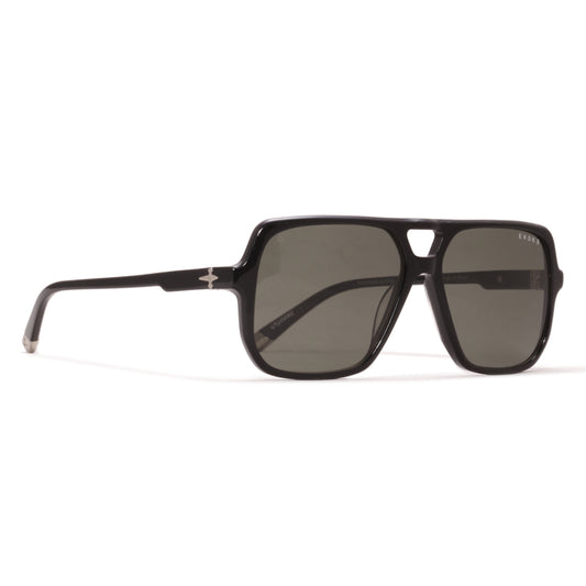 Óculos de Sol Evoke Capo X A02P Black Shine Green Polarized