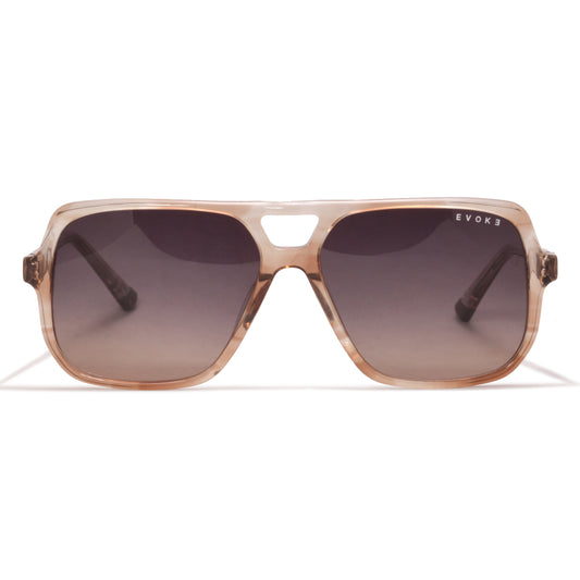 Óculos de Sol Evoke Capo X G21 Crystal Brown Stripped Brown Gradient