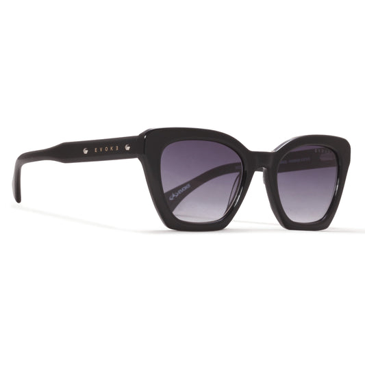 ÓCULOS DE SOL EVOKE EVK 68 A01 BLACK SHINE GRAY GRADIENT