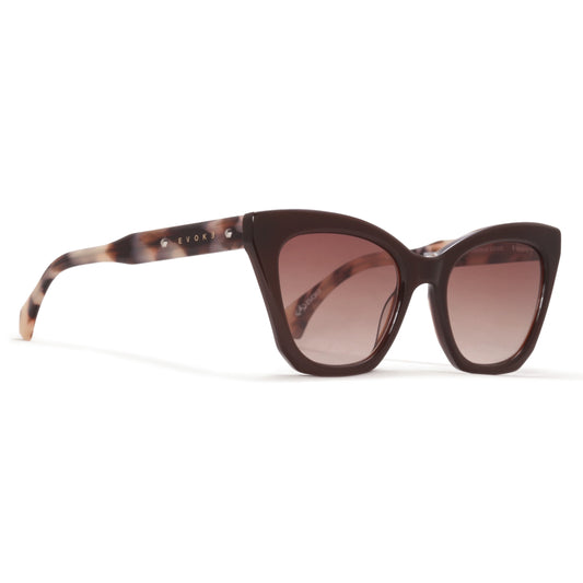 ÓCULOS DE SOL EVOKE EVK 69 G01 BROWN SHINE BROWN GRADIENT
