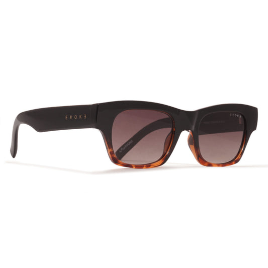 Óculos de Sol Evoke For You DS109 G23 Black Shine Turtle Brown Gradient
