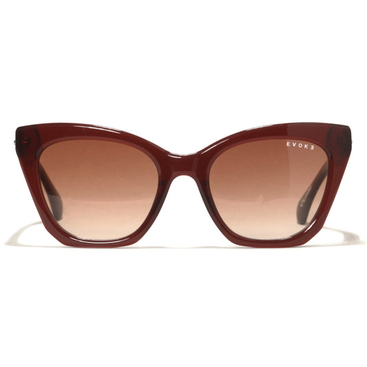 EVOKE SUNGLASSES EVK 69 G02 CRYSTAL BROWN
