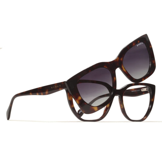 ÓCULOS DE GRAU EVOKE CLIP ON FATALE G21P SHINE TURTLE GRAY GRADIENT