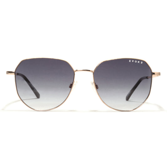 EVOKE EVK RX12S 04A GOLD GRAY GRADIENT SUNGLASSES