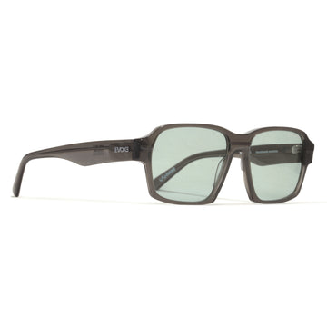 EVOKE SUNGLASSES EVK RX71S H02 CRYSTAL GRAY LIGHT GREEN TOTAL