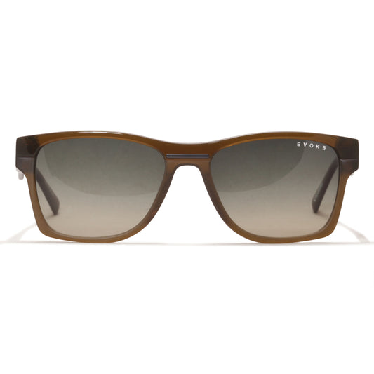 ÓCULOS DE SOL EVOKE EVK RX72S G02 CRYSTAL BROWN GREEN GRADIENT