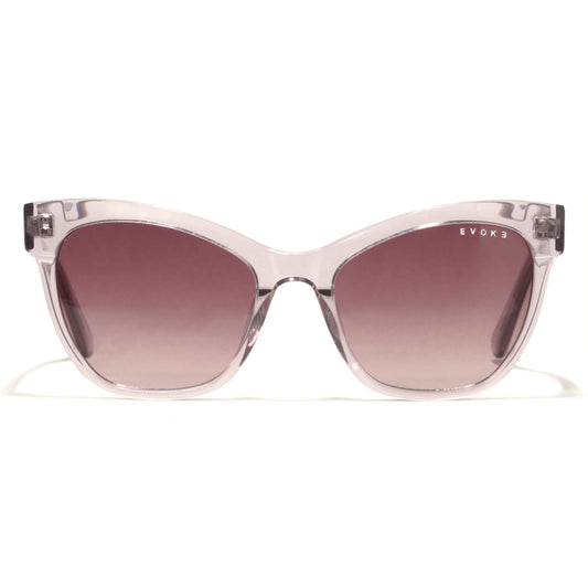 ÓCULOS DE SOL EVOKE FOR YOU DX173S R02 CRYSTAL PINK BROWN GRADIENT