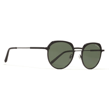 EVOKE SHELBY 03 09BP SUNGLASSES BLACK MATTE BLACK GREEN TOTAL POLARIZED