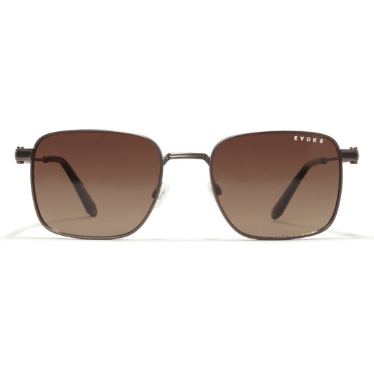 ÓCULOS DE SOL Evoke Shelby 04 02BP MATTE GUN BROWN GRADIENT POLARIZED