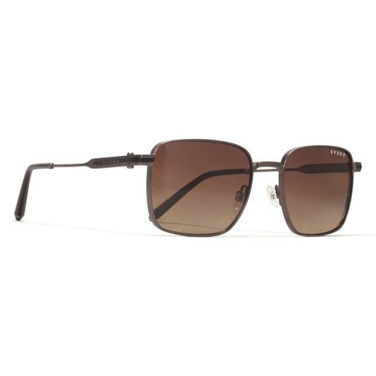 ÓCULOS DE SOL Evoke Shelby 04 02BP MATTE GUN BROWN GRADIENT POLARIZED