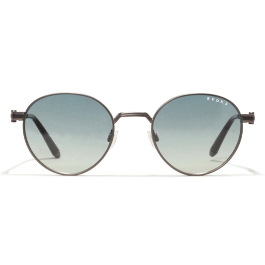 ÓCULOS DE SOL EVOKE SHELBY 05 02BS MATTE GUN GREEN GRADIENT