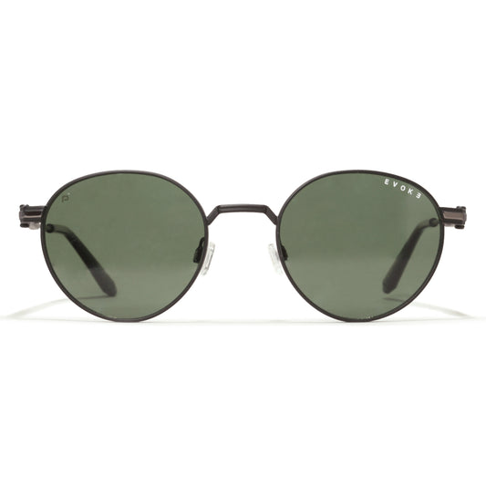 ÓCULOS DE SOL EVOKE SHELBY 05 09BP MATTE BLACK GREEN POLARIZED