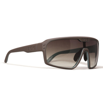 ÓCULOS DE SOL EVOKE BLOCK FLOW H12 HAZELNUT MATTE AQUAMARINE BROWN GRADIENT
