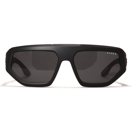 ÓCULOS DE SOL EVOKE FLAT DIAMOND A11 BLACK MATTE GUN GRAY TOTAL